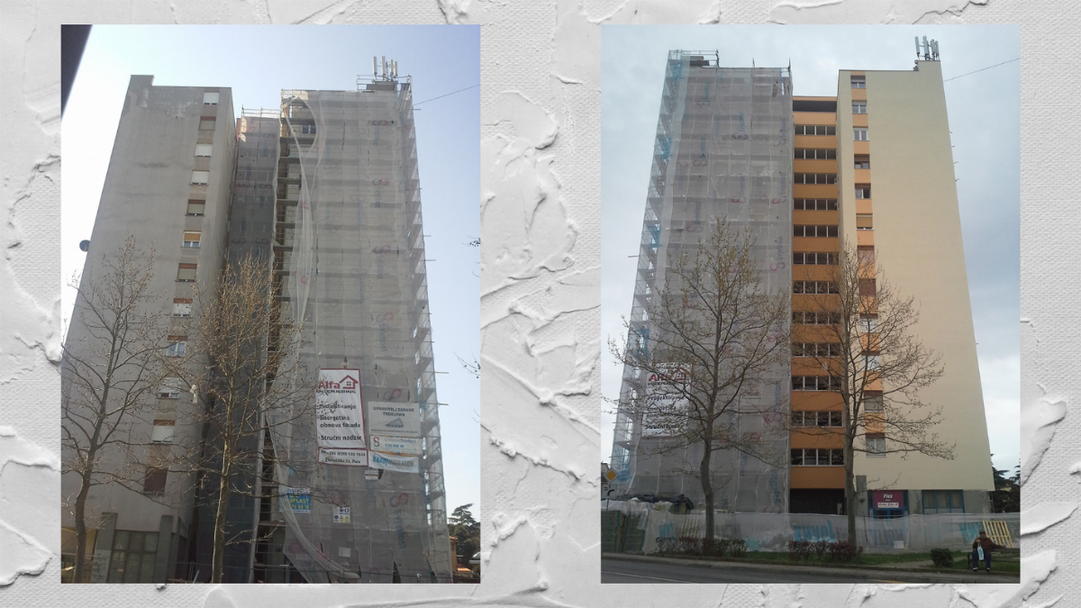 Energetska obnova zgrade na adresi Kamenjak 7, Pula